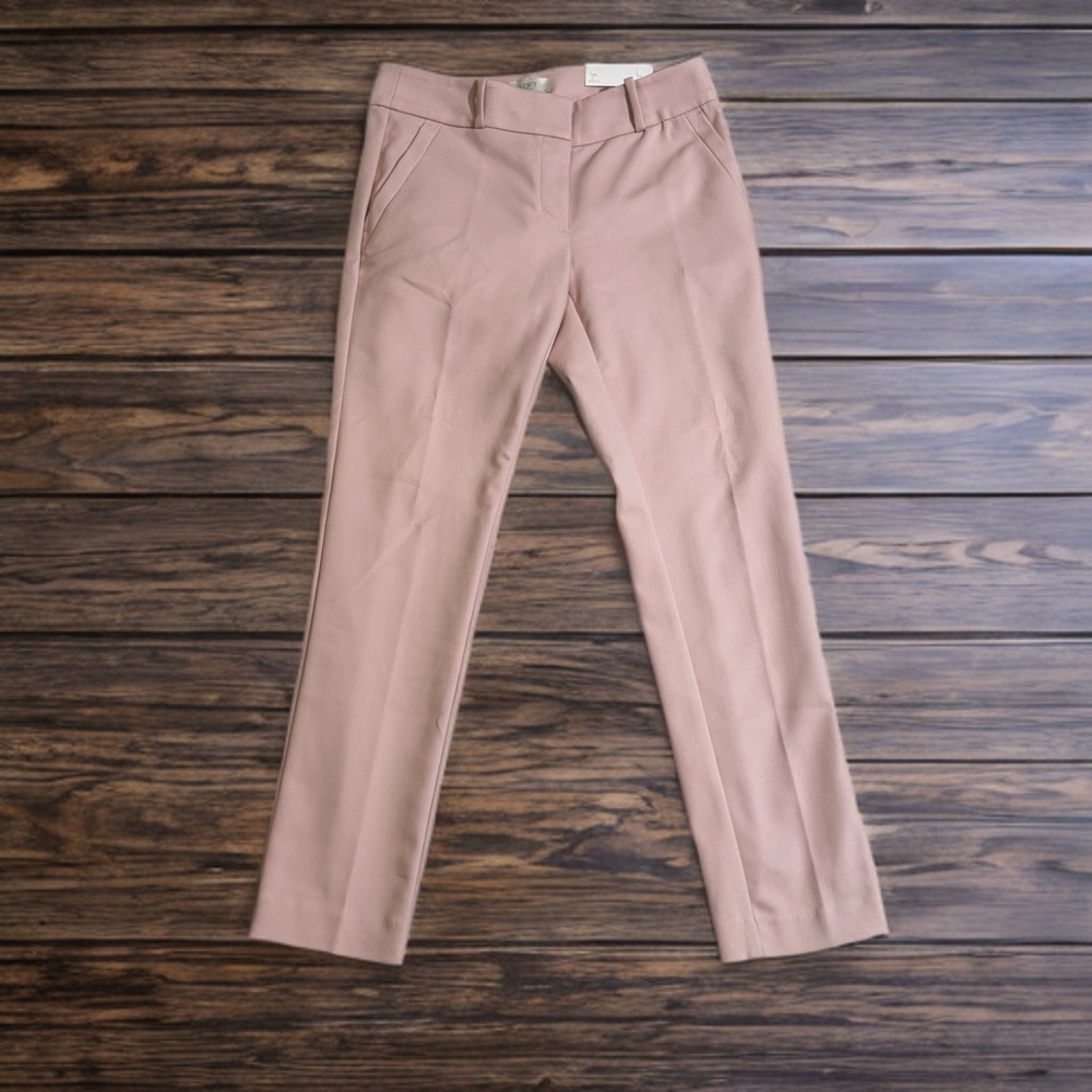LOFT Modern Skinny Ankle Trousers NWT  Petal Pink